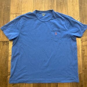 Polo Ralph Lauren Blue Pocket Tee T Shirt 2XB